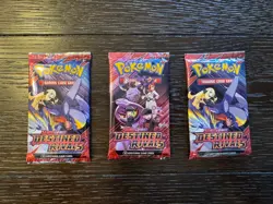 3 x (Factory Sealed) 🔥Pokemon TCG Cards Destined Rivals Booster Packs ✅ - Image 1