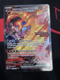 Pokemon TCG Team Rockets Moltres EX Card 229 Stamped Special Illustration NM - Image 1