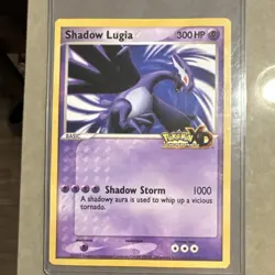Pokemon Shadow Lugia Jumbo Promo Card 300 HP Oversized Regular Finish 2005 - Image 1