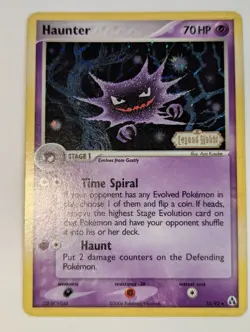 Minor Flaws LP Haunter Legend Maker Reverse Holo Ex Pokemon Card No. 35/92 - Image 2