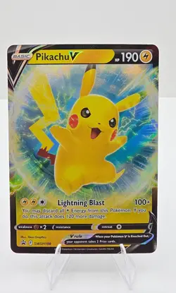 Pikachu V SWSH198 SWSH: Sword & Shield Promo Cards Holo - Image 1