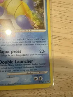 Pokemon Cards - Blastoise 2/127 - Platinum - Holo - NM - Image 4