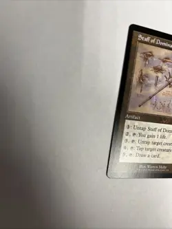 Staff Of Domination Schematic Nonfoil Card #119 MTG LP - Image 5