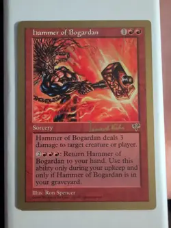 MTG Singles - Hammer of Bogardan - 1997 Janosch Kuhn (MIR) -R294 - Image 1