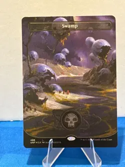 Swamp (488) (Borderless) (Galaxy Foil) Unfinity Foil MTG Magic UNF - Image 1
