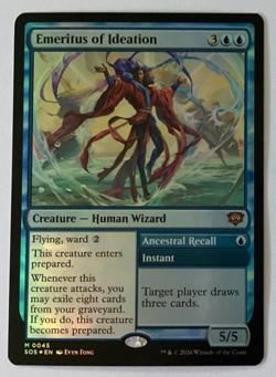 MTG Emeritus of Ideation (45/444) Secrets of Strixhaven NM FOIL - Image 1