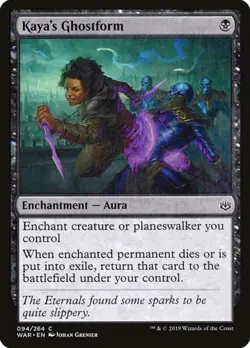 Kaya's Ghostform - Foil War of the Spark LP MTG - Image 1
