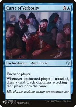 Curse of Verbosity - The List NM - MTG Magic - Image 1