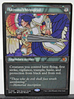 MTG Foundations Special Guest Akroma's Memorial Showcase 0081 NM Mythic - Image 1