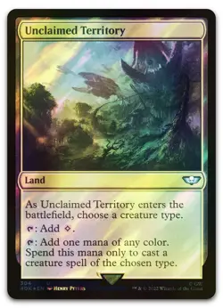 Unclaimed Territory (Surge Foil) #304 (NM) Warhammer 40,000 40K Magic MTG - Image 1