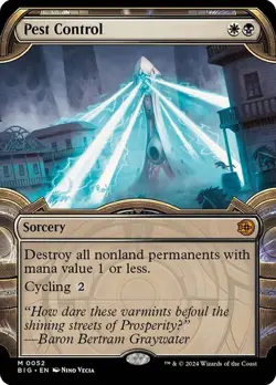 NM Showcase Pest Control, MTG, OTJ Big Score, Magic the Gathering, 52 - Image 1