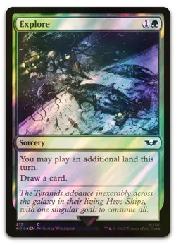 Explore (Surge Foil) #213 (NM) Warhammer 40,000 40K Magic MTG - Image 1