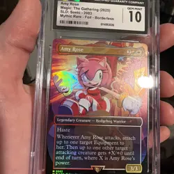 CGC 10 2025 MTG Secret Lair Sonic The Hedgehog Amy Rose Foil Gem Mint 🔥 - Image 2