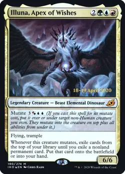 MTG Illuna, Apex of Wishes Ikoria: Lair of Behemoths 190/274 Foil Prerelease - Image 1