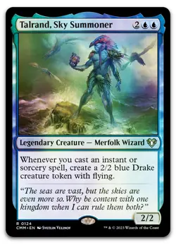 Talrand, Sky Summoner #124 (Foil) (NM) Commander Masters CMM Magic MTG - Image 1