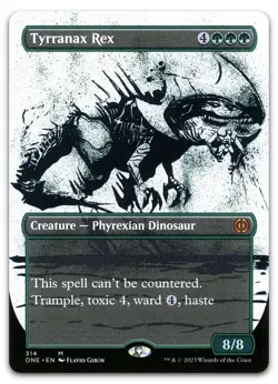 Tyrranax Rex (Showcase) #314 (NM) Phyrexia All Will Be One ONE Magic MTG - Image 1