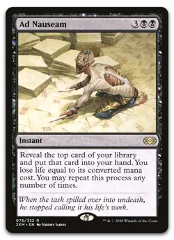 Ad Nauseam #76 (NM) Double Masters 2XM Magic MTG - Image 1