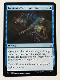 Irenicus's Vile Duplication Battle for Baldur's Gate Non-Foil MTG NM - Image 1