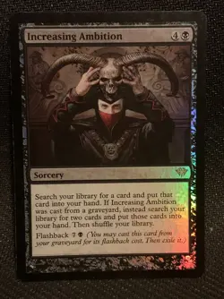 MTG - 1x Increasing Ambition - Foil - Dark Ascension NM - Image 1