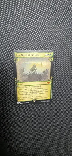 Last March of the Ents 0623 NM Reg Showcase Scrolls MTG Lord of the Rings Magic - Image 3
