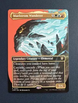 MTG Maelstrom Wanderer (Borderless) - Commander Masters (CMM) NM - Image 1