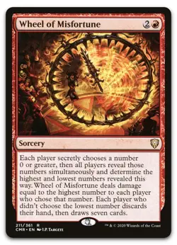 Wheel of Misfortune #211 (NM) Commander Legends CMR Magic MTG - Image 1