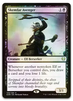 Skemfar Avenger #109 (Foil) (NM) Kaldheim KHM Magic MTG - Image 1