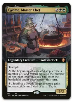 Gyome, Master Chef (Extended Art) #332 (NM) Commander 2021 C21 Magic MTG - Image 1
