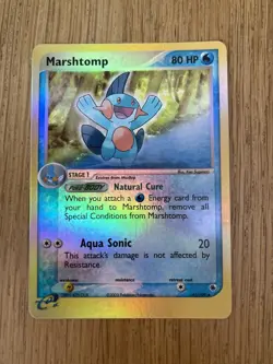 Pokemon TCG - Marshtomp 41/109 Ruby and Sapphire Reverse Holo - 2003 English - Image 1