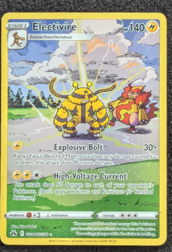 Electivire GG08/GG70 Crown Zenith Galarian Gallery Holo Pokemon TCG NM - Image 1