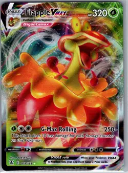 Flapple VMAX 019/163 SWSH05: Battle Styles - Pokemon Card - NM - Image 1