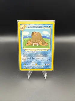 Pokemon - Light Piloswine 26105 - Rare- Neo Destiny Set - Mint - Image 1