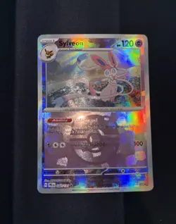 Pokemon TCG Sylveon (Master Ball Pattern) 40/131 Prismatic Evolutions Holo NM - Image 1