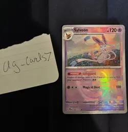 Pokemon TCG Sylveon (Master Ball Pattern) 40/131 Prismatic Evolutions Holo NM - Image 3