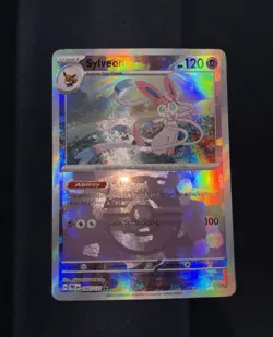 Pokemon TCG Sylveon (Master Ball Pattern) 40/131 Prismatic Evolutions Holo NM - Image 4