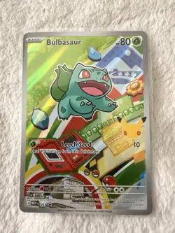 Bulbasaur MEP 037 - NM First Partner GEN 1 Illustration Promo 30th Anniversary - Image 1