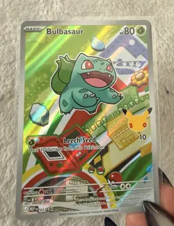 Bulbasaur MEP 037 - NM First Partner GEN 1 Illustration Promo 30th Anniversary - Image 2