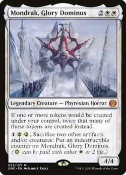 NM Mondrak, Glory Dominus, MTG, Phyrexia: One, Magic the Gathering, 23 - Image 1
