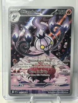🔥Pokemon White Flare - 103/086 - CHANDELURE Illustration Rare - NM/M🔥 - Image 1