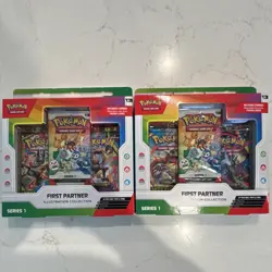 Pokemon First Partner Illustration Collection Series 1 2 Box Promo Oversized - Image 1
