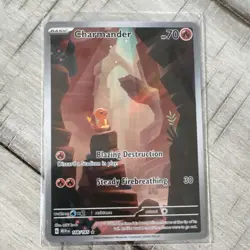 Pokemon Charmander 168/165 Scarlet & Violet 151 Holo Illustration Rare 70 HP - Image 1