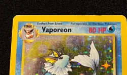 Vaporeon 12/64 Holo Jungle - Pokemon TCG - Used Condition - Image 4