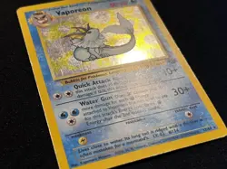 Vaporeon 12/64 Holo Jungle - Pokemon TCG - Used Condition - Image 5