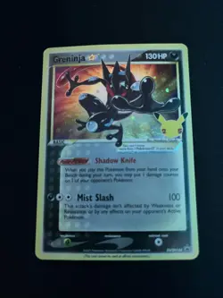 Pokemon Holo Ultra Rare Greninja 25th Anniversary Celebrations - Image 1