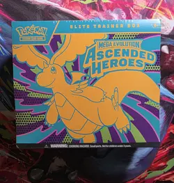 Pokemon Mega Evolution Ascended Heroes Elite Trainer Box Sealed New ETB - Image 1