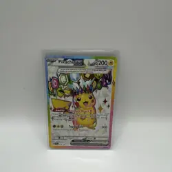 Pokemon Pikachu EX 219/191 SV08 Surging Sparks Ultra Rare Full Art Holo 200 HP - Image 1
