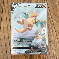 Pokemon Dragonite V Alternate Full Art Holo Ultra Rare 192/203 Evolving Skies - Image 1