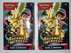2x Ascended Heroes Booster Bundles: Pokemon - New & Sealed - Mega Evolution - Image 1