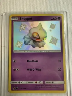 Pokemon Shuppet SV16/SV94 SM Hidden Fates Shiny Vault Holo Rare MINT /NM - Image 1