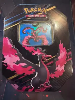 Pokemon TCG Galarian Moltres 2023 SEALED Crown Zenith Tin - Image 1